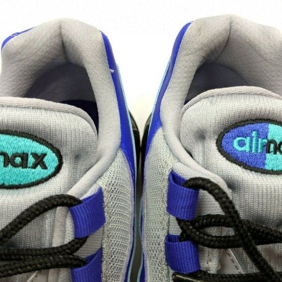 Nike Air Max 95 OG Grey Black Indigo Burst NIB - Picture 7 of 8